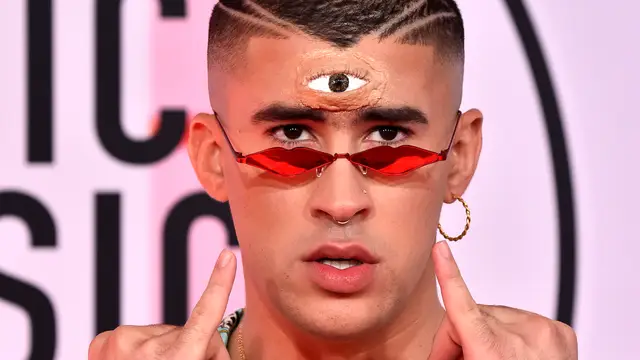Bad Bunny en los American Music Awards 2018