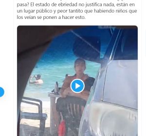 Pillan a una pareja teniendo sexo en la playa Pillan a una pareja teniendo sexo en la playa