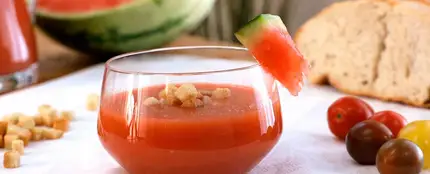 Gazpacho de sandía Gazpacho de sandía