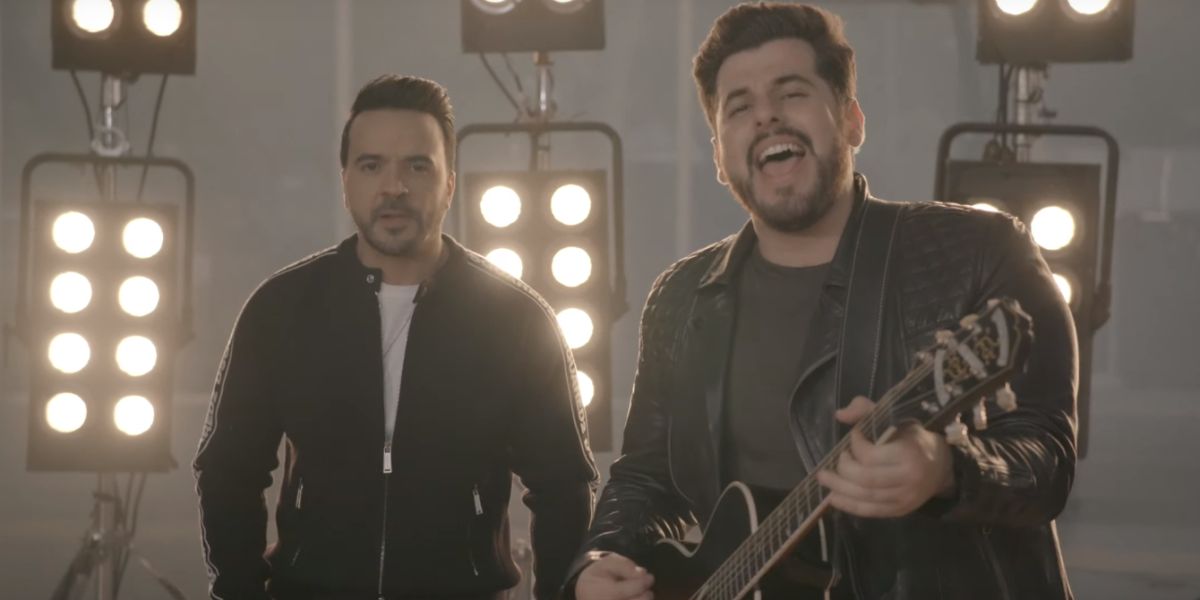 Luis Fonsi y Kurt en el vídeo de '16'