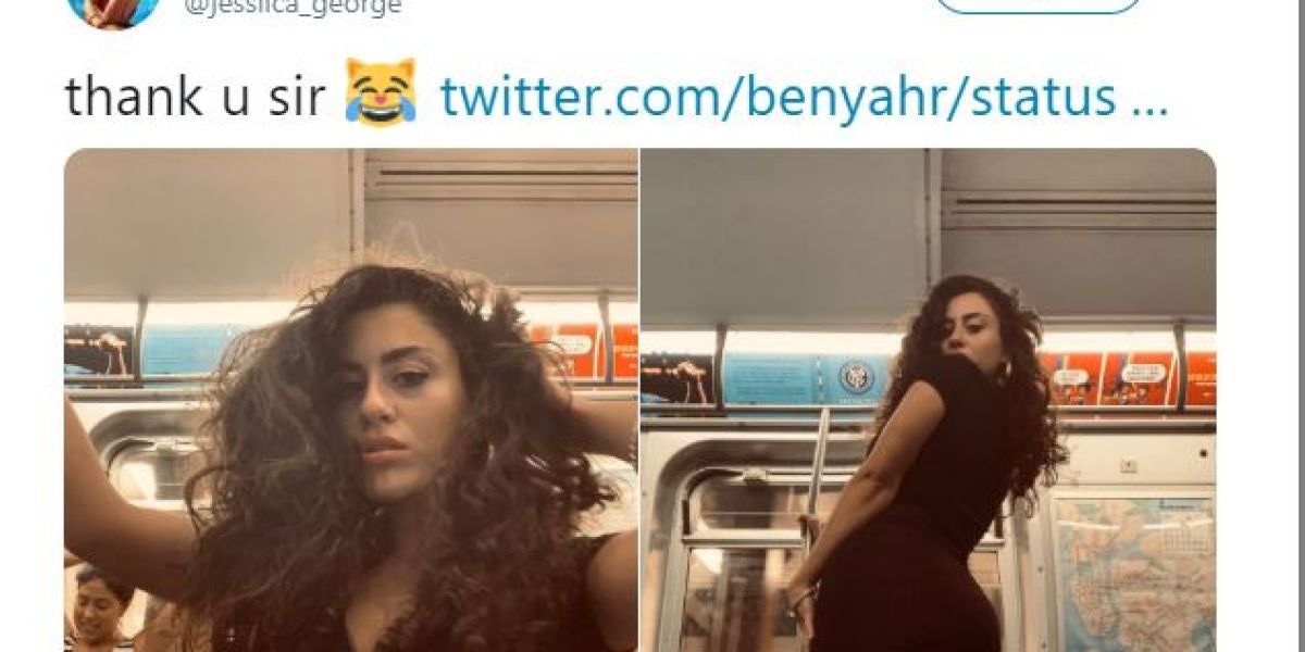 Se vuelve viral el vídeo de una mujer que se hace selfies en el metro