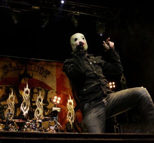 Slipknot durante un concierto Slipknot durante un concierto
