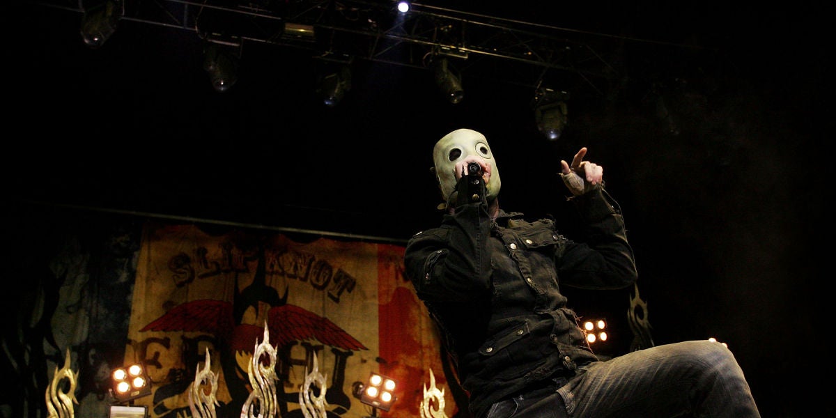 Slipknot durante un concierto