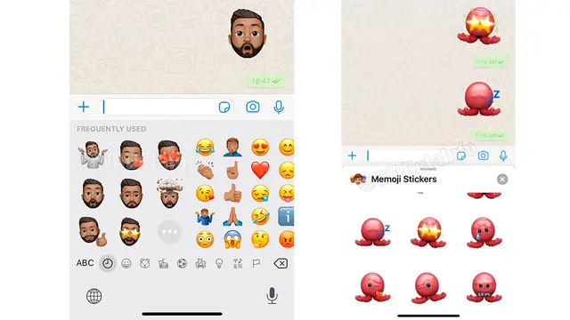 Memoji en WhatsApp