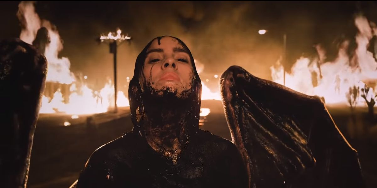 Billie Eilish en 'all the good girls go to hell'
