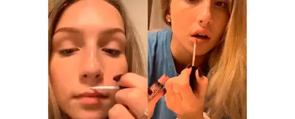 El nuevo reto viral de pegarse los labios para que parezcan más carnosos El nuevo reto viral de pegarse los labios para que parezcan más carnosos