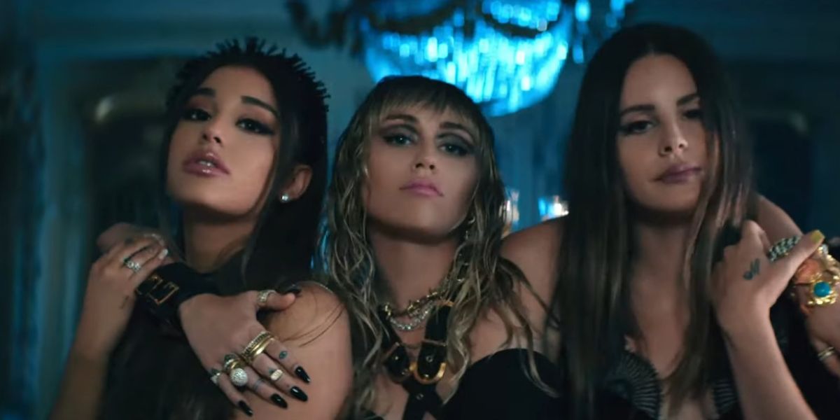 Ariana Grande, Miley Cyrus y Lana del Rey, tres ángeles oscuros en 'Don't Call Me ...