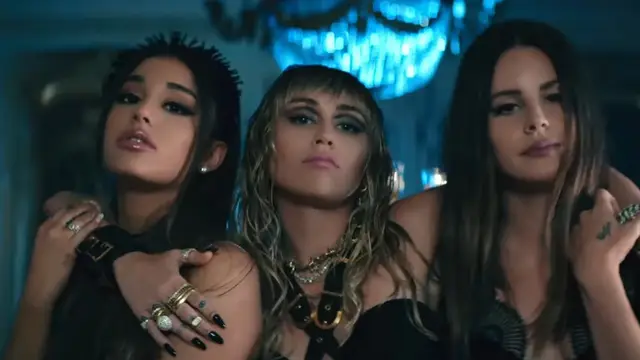 Ariana Grande, Miley Cyrus, Lana Del Rey en 'Don’t Call Me Angel'