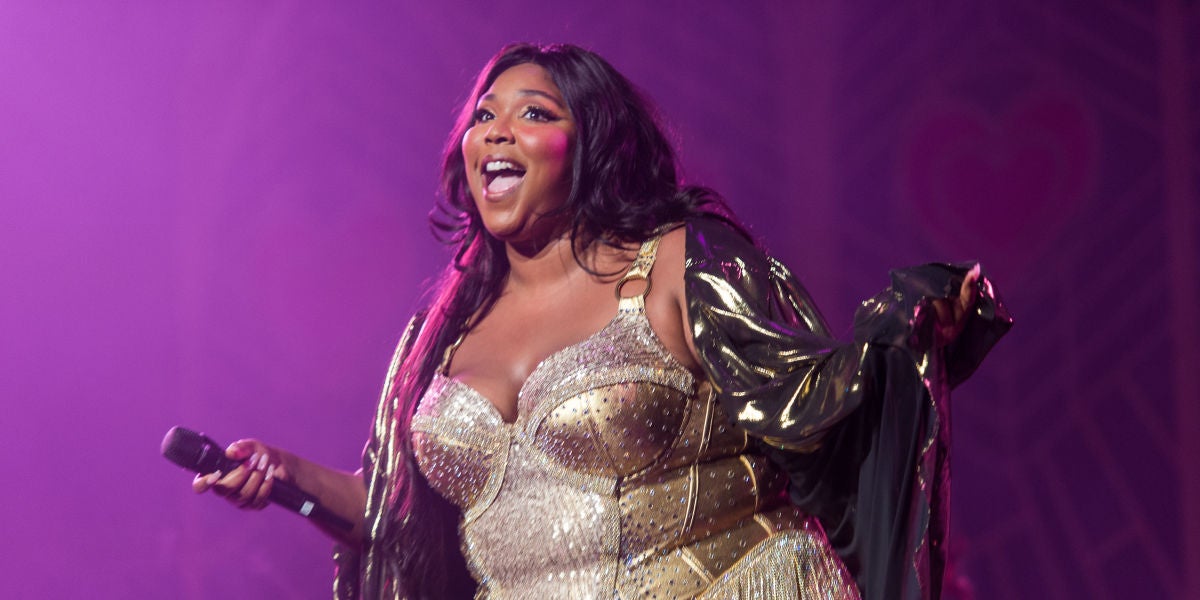 Lizzo durante un concierto en Nueva York