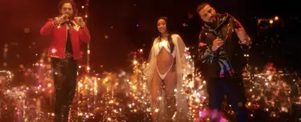 Post Malone, Cardi B y French Montana en el vídeo de 'Writing on the Wall' Post Malone, Cardi B y French Montana en el vídeo de 'Writing on the Wall'