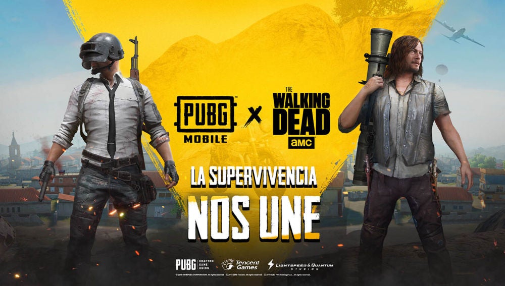 PUBG Mobile se une a The Walking Dead