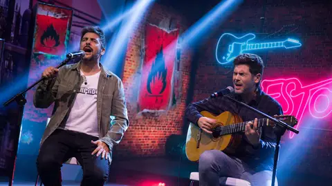 Estopa interpreta en directo en 'El Hormiguero 3.0' su single 'El último renglón' Estopa interpreta en directo en 'El Hormiguero 3.0' su single 'El último renglón'
