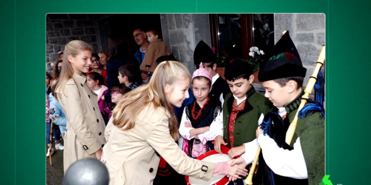 La mirada de una niña asturiana a Leonor que está revolucionando las redes sociales