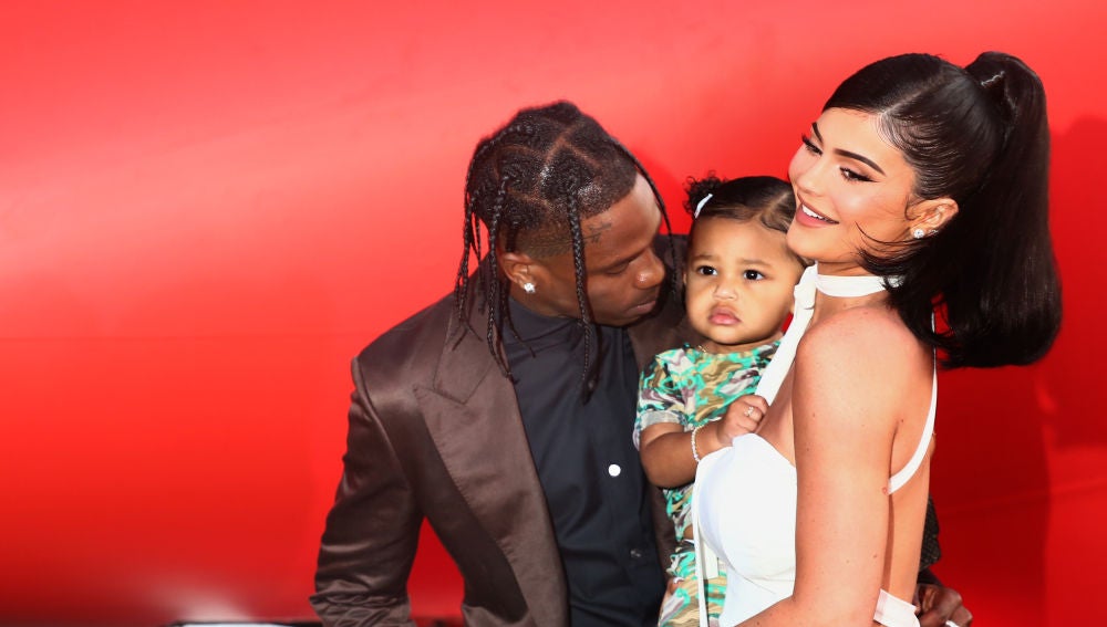 Kylie Jenner, Travis Scott y su hija Stormi