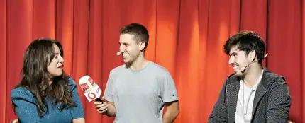 Yolanda Ramos, Pablo Ibarburu y Roi Méndez Yolanda Ramos, Pablo Ibarburu y Roi Méndez