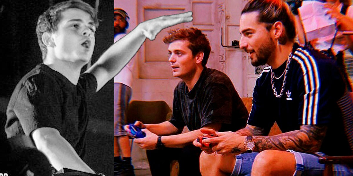 Martin Garrix juega al FIFA 19 con Maluma
