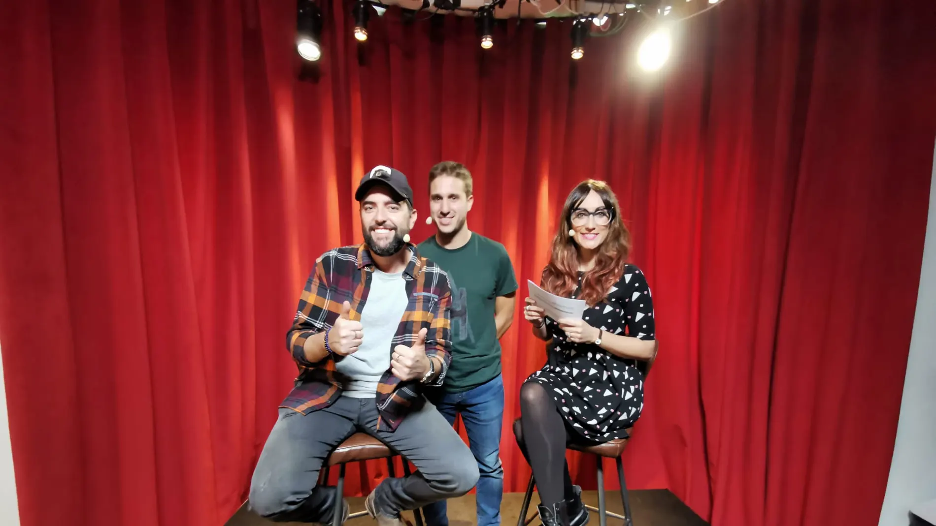 Dani Mateo, Pablo Ibarburu y Ana Morgade Dani Mateo, Pablo Ibarburu y Ana Morgade