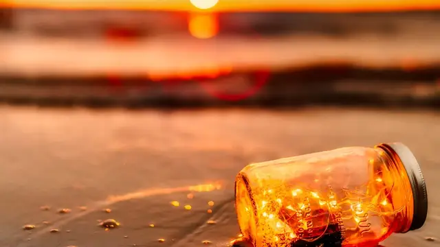 Atardecer en la playa