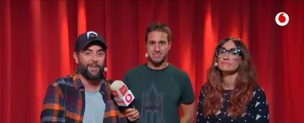 Dani Mateo, Pablo Ibarburu y Ana Morgade Dani Mateo, Pablo Ibarburu y Ana Morgade