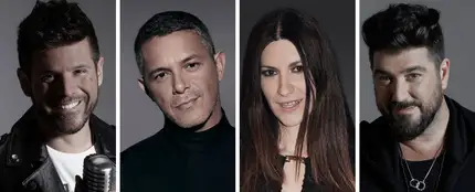 Pablo López, Alejandro Sanz, Laura Pausini y Antonio Orozco, coaches de La Voz 2020 Pablo López, Alejandro Sanz, Laura Pausini y Antonio Orozco, coaches de La Voz 2020