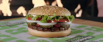 La hamburguesa vegetariana de Burguer King La hamburguesa vegetariana de Burguer King