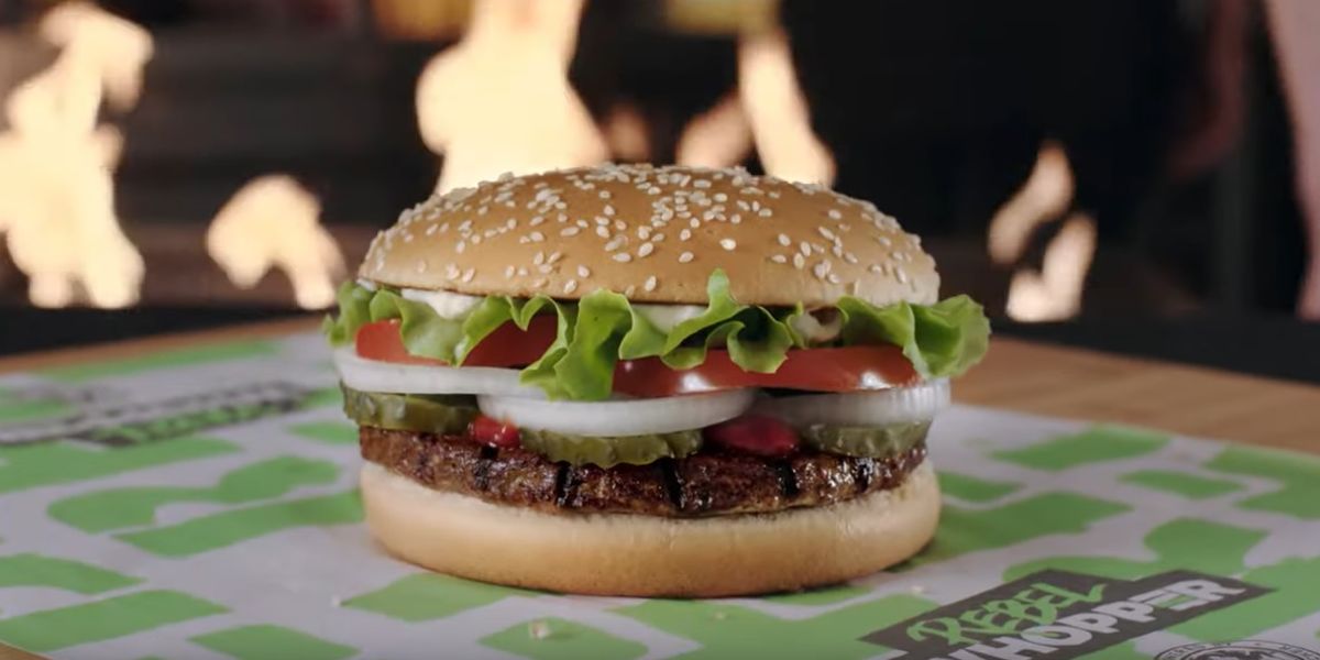 La hamburguesa vegetariana de Burguer King