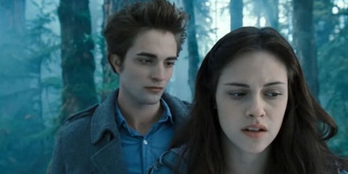 Kristen Stewart y Robert Pattinson en 'Crepúsculo'