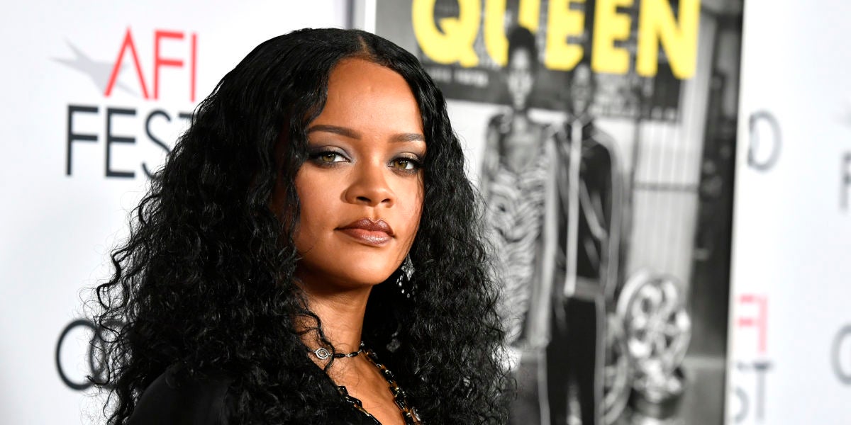 Rihanna en un evento en Hollywood