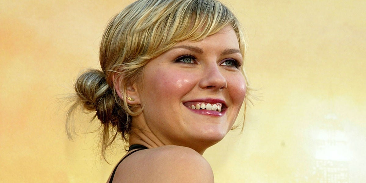 Kristen Dunst en la presentación de Spiderman 2 en 2004