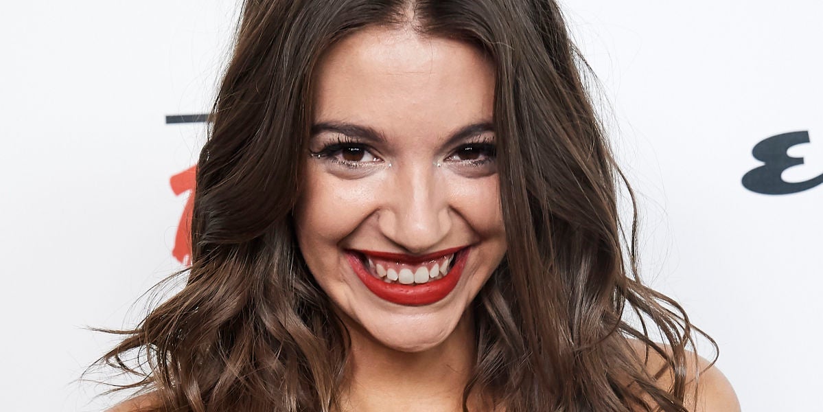 Ana Guerra durante un evento en Madrid