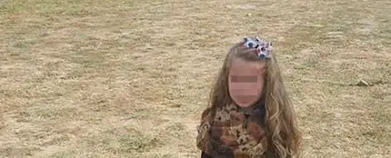 La imagen de una niña que se ha hecho viral por sus piernas La imagen de una niña que se ha hecho viral por sus piernas