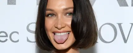 Bella Hadid durante un evento en París Bella Hadid durante un evento en París