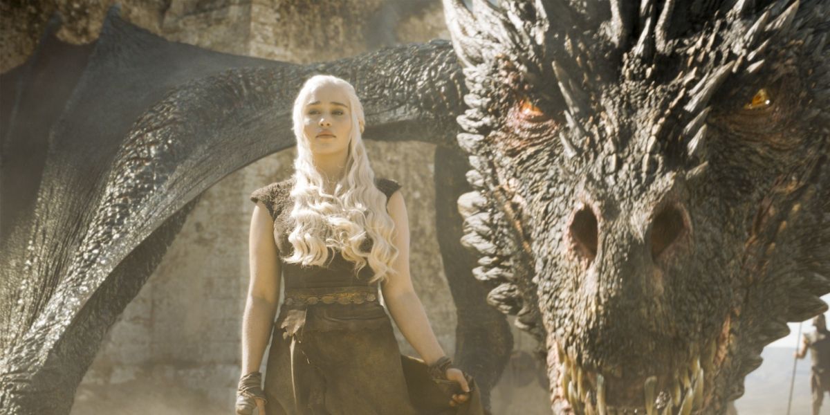 Emilia Clarke como Daenerys Targaryen en 'Juego de Tronos'