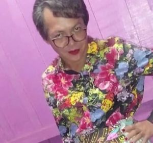 Un hombre disfrazado de su madre en Brasil Un hombre disfrazado de su madre en Brasil