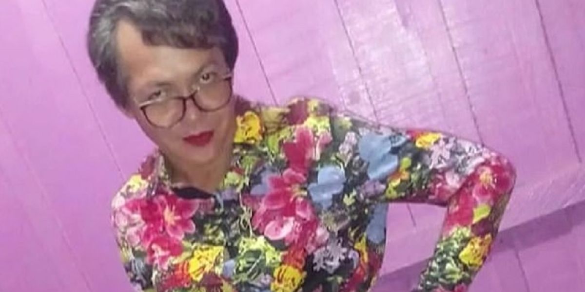 Un hombre disfrazado de su madre en Brasil