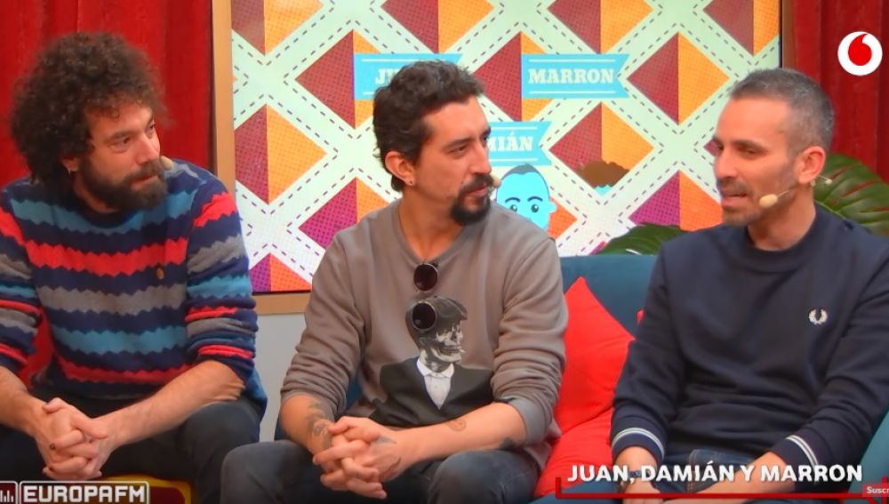 Juan, Damián y Marron