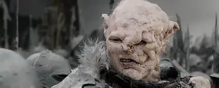 Un orco de 'El señor de los anillos' Un orco de 'El señor de los anillos'