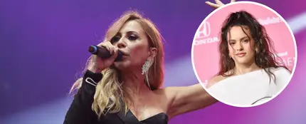 Marta Sánchez se compara con Rosalía y desata la polémica Marta Sánchez se compara con Rosalía y desata la polémica