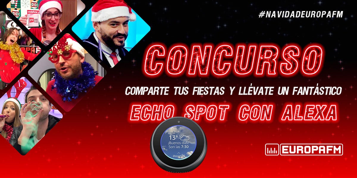 Comparte tu alegría navideña ¡y llévate un fantástico Echo Spot!