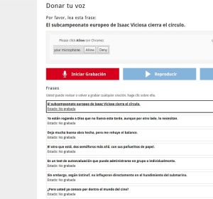 ahoMyTTS, la página en la que puedes donar tu voz ahoMyTTS, la página en la que puedes donar tu voz