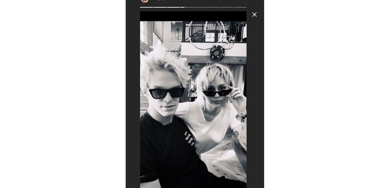 Cody Simpson y Miley Cyrus 'mimetizados'