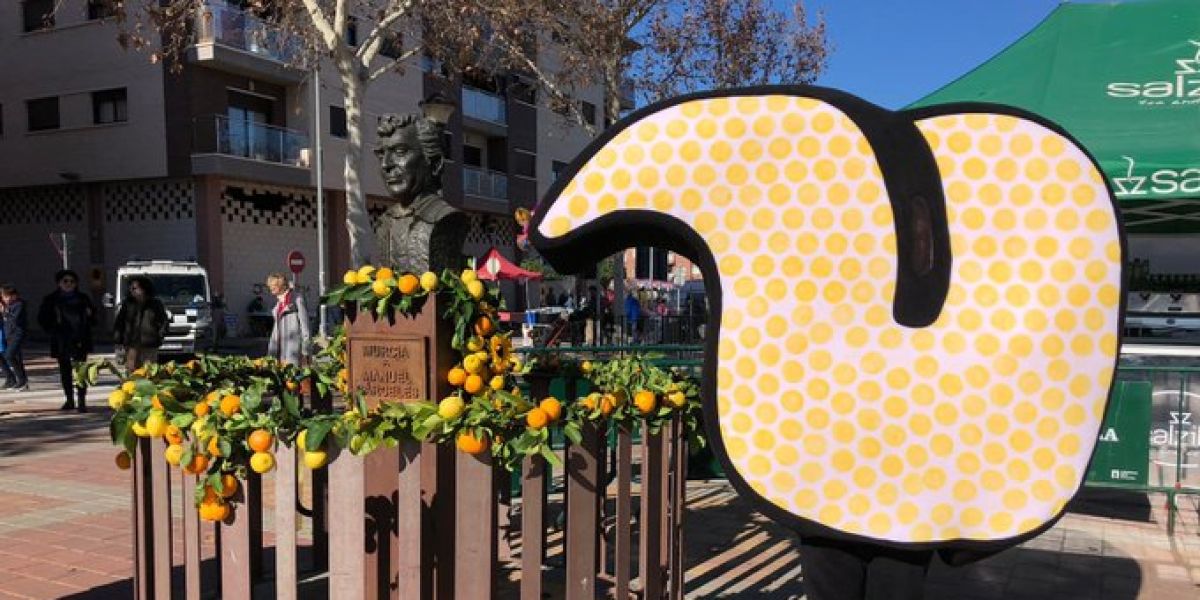 La mascota de Murcia Capital Gastronómica 2020