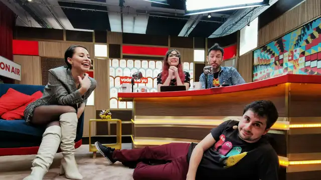 Soraya durante su 'entrevista mal' con Sergio Bezos en 'yu, no te pierdas nada'
