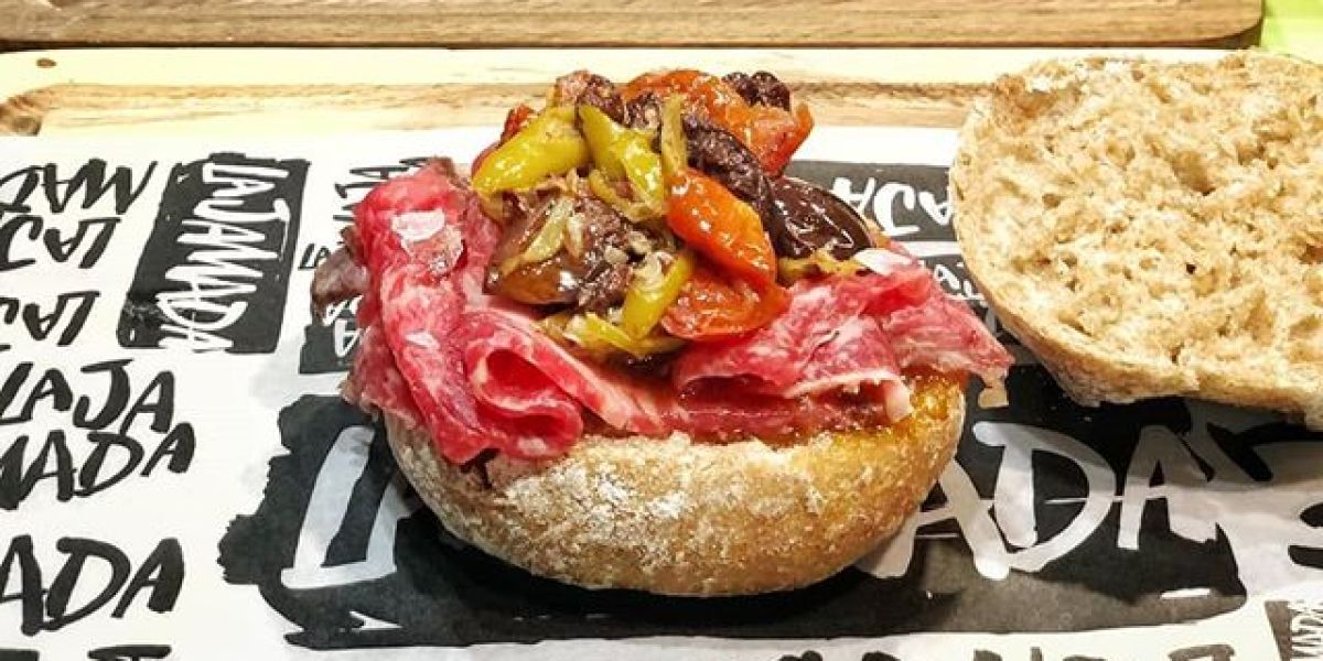 El 'jambocata' de Rubén Uruñuela, ganador del concurso de Bocadillos de autor de Madrid Fusión
