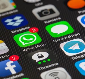 La app WhatsApp en un móvil La app WhatsApp en un móvil