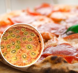 Kiwizza, la pizza con kiwi Kiwizza, la pizza con kiwi