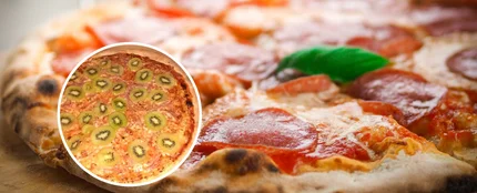Kiwizza, la pizza con kiwi Kiwizza, la pizza con kiwi
