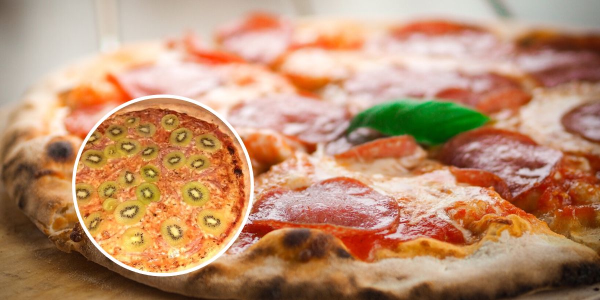 Kiwizza, la pizza con kiwi