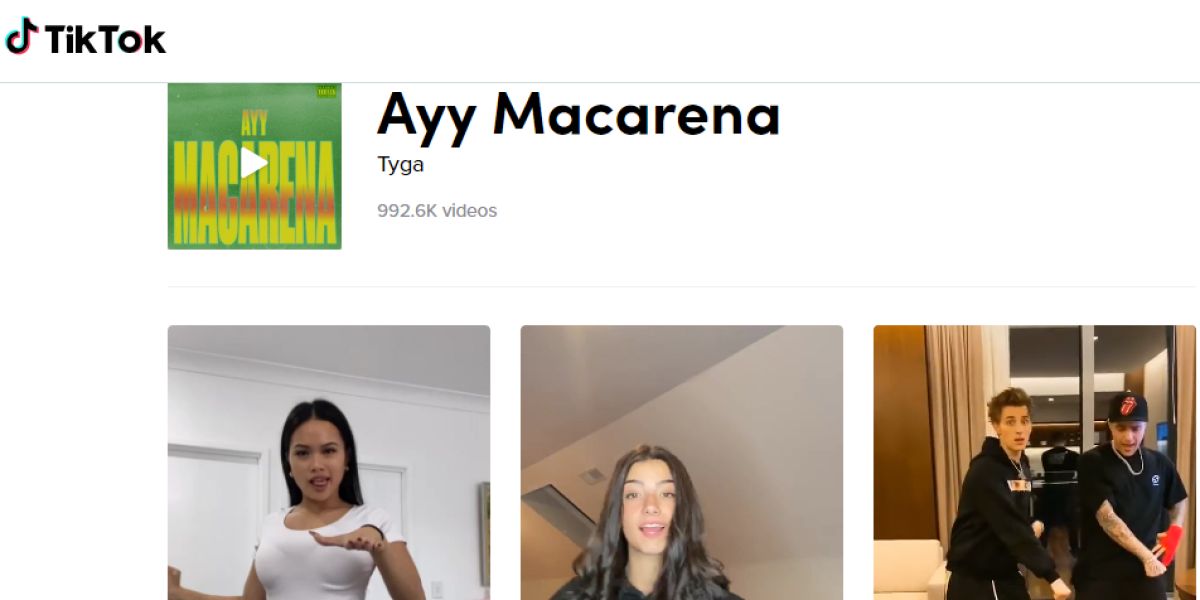 El viral del baile de la Macarena al ritmo de Tyga que arrasa en TikTok