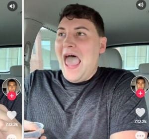 El reto de Tik Tok que consiste en sumergir los testículos en soja para notar el sabor de la salsa en la boca El reto de Tik Tok que consiste en sumergir los testículos en soja para notar el sabor de la salsa en la boca